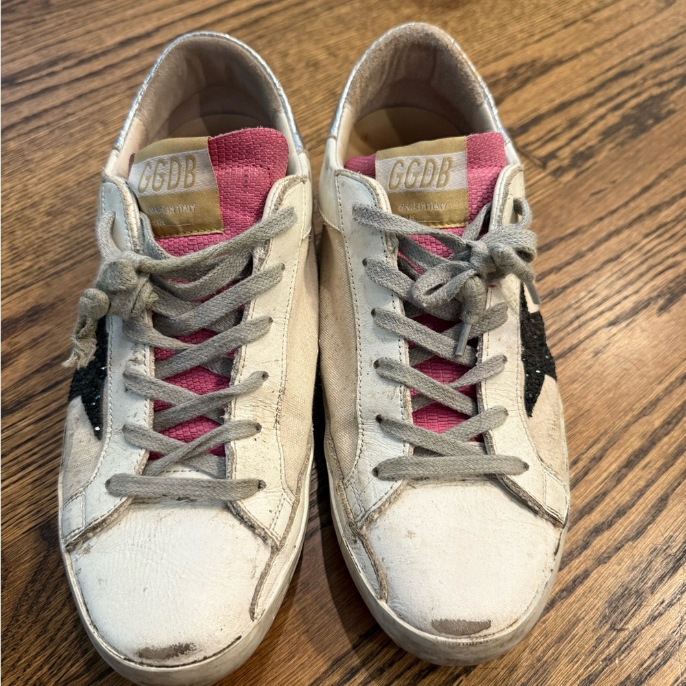 Golden Goose Superstar Sneakers Size 9 - Picture 3 of 9